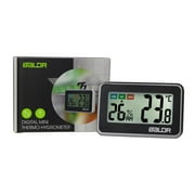 BALDR Digital Mini Thermometer/ Hygrometer Mini Wireless w/humidity gauge