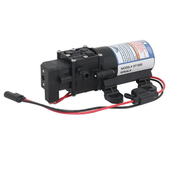Bomba de diafragma Everflo EF1000-BOX 12 V 3.8 Manguera Barb Puertos 3,8 L/min