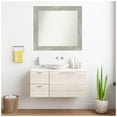 thumbnail image 6 of Amanti Art Custom Framed Wall and Bathroom Mirror (33 x 36 in.), Dove Greywash Frame, 6 of 7