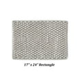 thumbnail image 4 of Better Trends 17" x 24" Bathroom Rugs Poly-Cotton Soft Water Absorbent Non Slip Bath Mat Machine Washable Rug (Sand) Alma Collection, 4 of 6