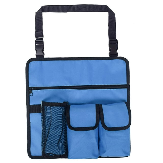 Bolsa organizadora para reposabrazos de silla, organizador de almacenamiento para acampada en la playa, bolsa colgante lateral para silla al aire libre
