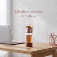 thumbnail image 3 of Glass Tea Infuser, Upgraded 3-in-1 Smart Infuser for Loose Leaf & Coffee, Flip & Brew Design, Hot & Cold Ready – 3.15 in x 3.15 in x 9.84 in, 3 of 6