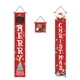 thumbnail image 2 of Feliz Navidad, Banderines para Puertas, Letreros para Porches, Banderines Colgantes, Banderas Navideñas, Decoración para Paredes, Interiores y Exteriores, Adornos para Fiestas Navideñas, 2 of 6