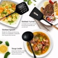 thumbnail image 4 of Surpdew Silicone Slotted Spoon 2 Pack Silicone Cooking Spoons With Slotted Strainer, Non-Stick Strainer Colander Spoon, Heat Resistant Large Skimmer Spoon For Draining, Frying, Mixing And Serving, 4 of 7