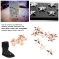 thumbnail image 2 of Sonew Rivets Étoiles, 10 Pcs Rivets en Métal pour Sacs en Cuir Chaussures Décoration DIY, 2 of 8