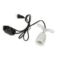 thumbnail image 3 of Reptile Ceramic Heat Lamp Holder, 400W E27 Rotatable High Temperature  Reptile Heat Lamp Holder  For Ceramic Heat Light US Plug, 3 of 8