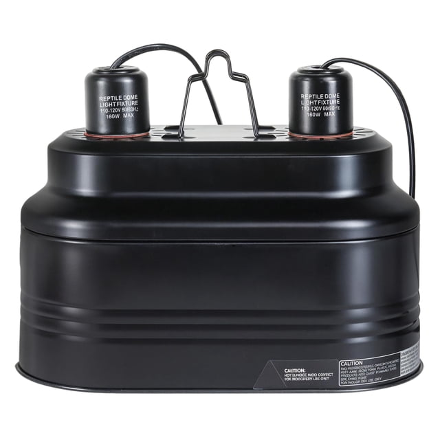Lámpara para reptiles Simple Deluxe con doble cúpula, 160 W como máximo