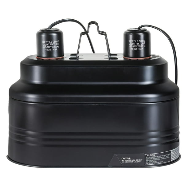 Lámpara para reptiles Simple Deluxe con doble cúpula, 160 W como máximo