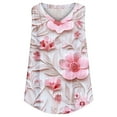 thumbnail image 3 of Homenesgenics Tank Tops with Built in Bras Ladies' Casual and Fashionable Printed Round Neck Sleeveless Tops Pink XXXL, 3 of 5