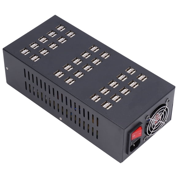 Estación de carga USB, cargador de puerto múltiple USB, concentrador de cargador VUSB, toma de fila de carga rápida, respuesta rápida