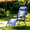 Blue, variant on Blorly 2-in-1 Zero Gravity Chair with Removable Padded Cushion, All-Season Mesh Lounge Chair & Detachable Soft Pad Set, Heavy Duty Outdoor Recliner with Side Tray & Adjustable Headrest, Black