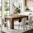 thumbnail image 2 of Fnova 78.7" Farmhouse Dining Table for 8-10 People, Large Kitchen Table with Sturdy Frame, Rectangular Dinner Table for Dining Room, Living Room, Office, 2 of 10