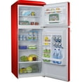 thumbnail image 4 of Galanz 10-Cu. Ft. Top Mount Retro-Style Refrigerator, Red, 4 of 4