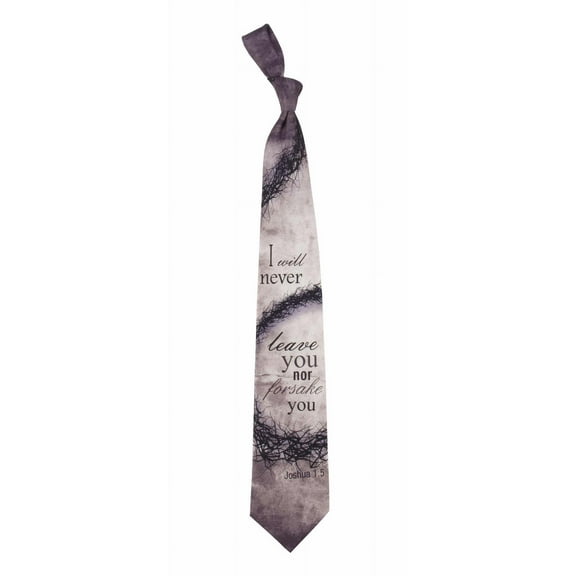 I Will Not Forsake You (Joshua 1:5), Silk Tie