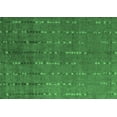thumbnail image 1 of Ahgly Company Indoor Rectangle Abstract Emerald Green Modern Area Rugs, 2' x 3', 1 of 4