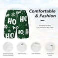 thumbnail image 6 of Picia Ho Ho Ho A pattern Mens Swim Trunks with Compression Liner Stretch Beach Shorts Quick Dry with Zipper Pockets No-Chafing Board Shorts-Small, 6 of 9