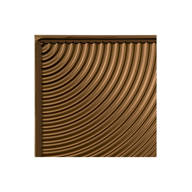 FASÄDE Easy Installation Echo Oil Rubbed Bronze Wall Panel Sample (12" X 12" Sample)