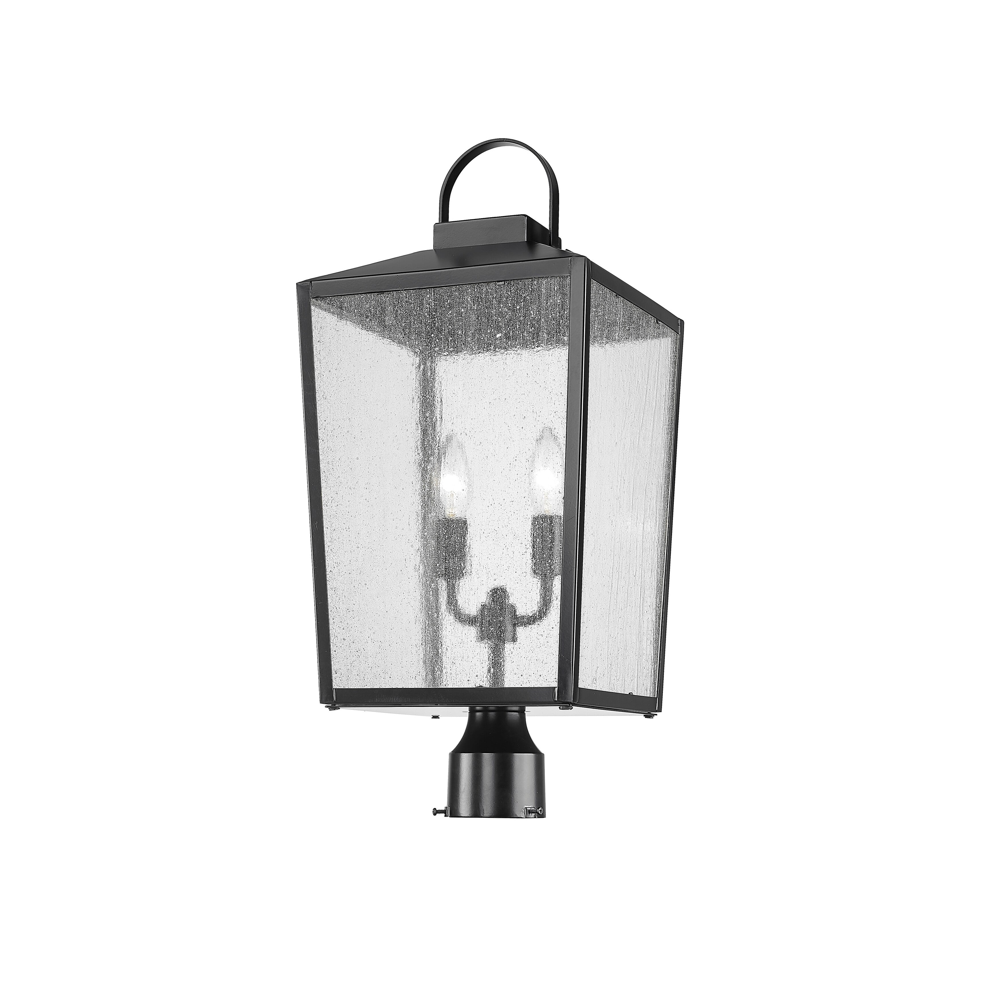 Millennium Lighting 42654 Devens 2 Light 24" Tall Outdoor Single Head Post Light - Black