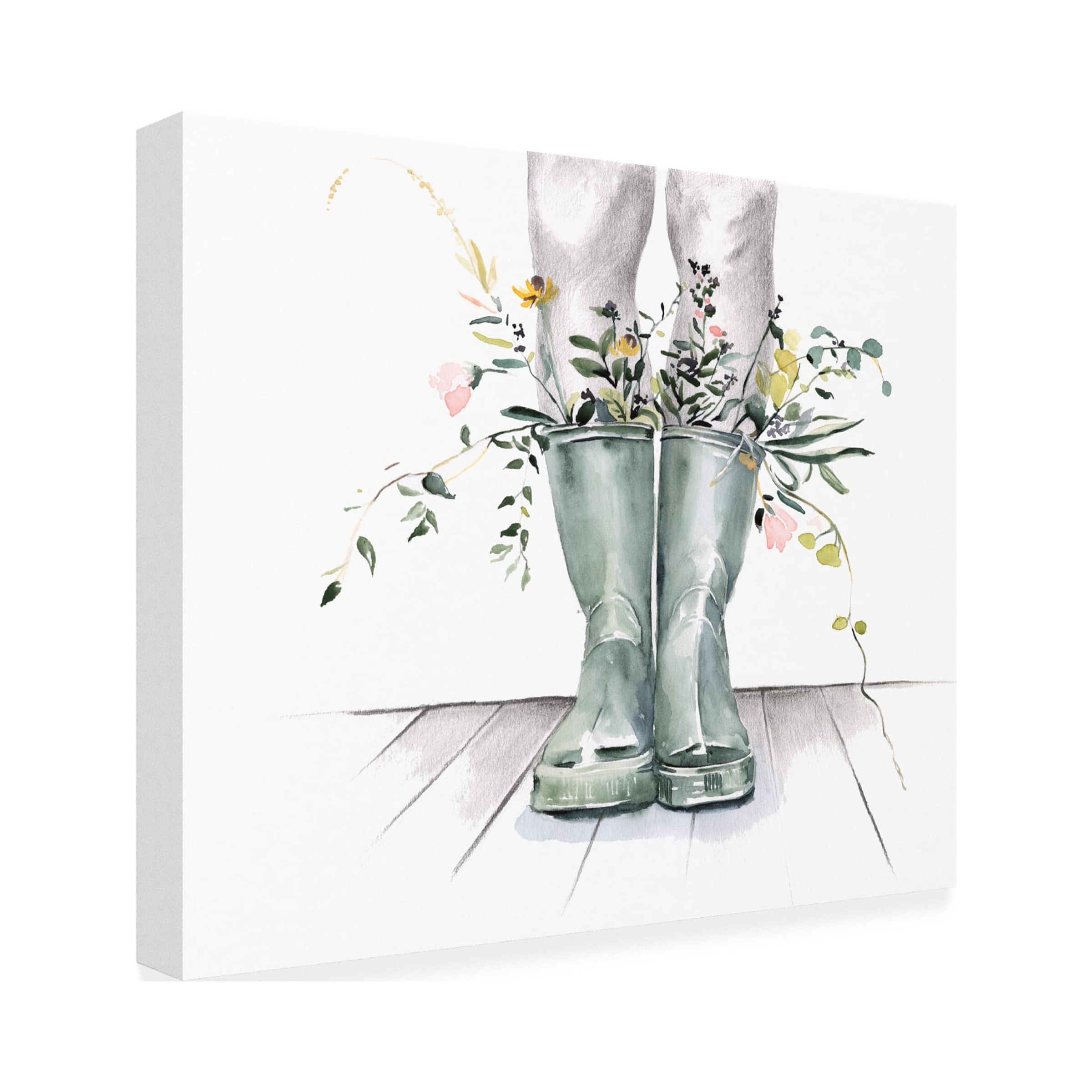 Jennifer Paxton Parker 'Flow & Grow II' Canvas Art