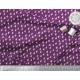 thumbnail image 2 of Soimoi Purple Cotton Jersey Fabric Christmas Tree Fabric Prints By Yard 58 Inch Wide, 2 of 3