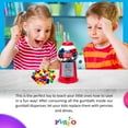 thumbnail image 5 of Playo 7” Mini Gumball Machine for Kids with Coin Bank & 23 Gumballs, Red, 5 of 9