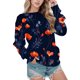 thumbnail image 1 of Gibobby Sudaderas para mujer Sudadera de Forro Polar Sudadera casual para Mujer(Marina,XL), 1 of 4