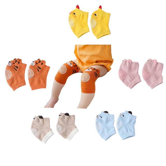 Rodilleras antideslizantes Little World para bebés, 5 unidades