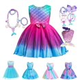 thumbnail image 3 of D67 Niñas Vestido De Sirena Niños Fiesta De Cumpleaños Vestidos De Pequeña Princesa Disfraces Para Halloween Navidad Vestir Ropa Traje, 3 of 4