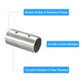 thumbnail image 4 of Uxcell 4Pack 2-Way 40mm 202 Stainless Steel Straight Pipe Fitting Connector for 1" OD, 4 of 5
