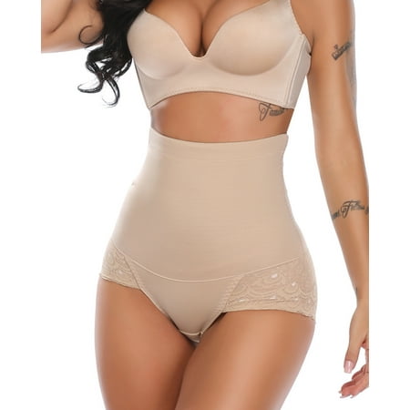 

SLIMBELLE Women s Hi-Waist Panties Lift Butt Shaping Brief Ultra Tummy Control Knickers
