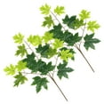 thumbnail image 3 of 2 piezas de hojas artificiales de imitación de álamo temblón, pequeñas hojas falsas, ramas de árbol para decoración del hogar, ramas verdes para jarrón., 3 of 6