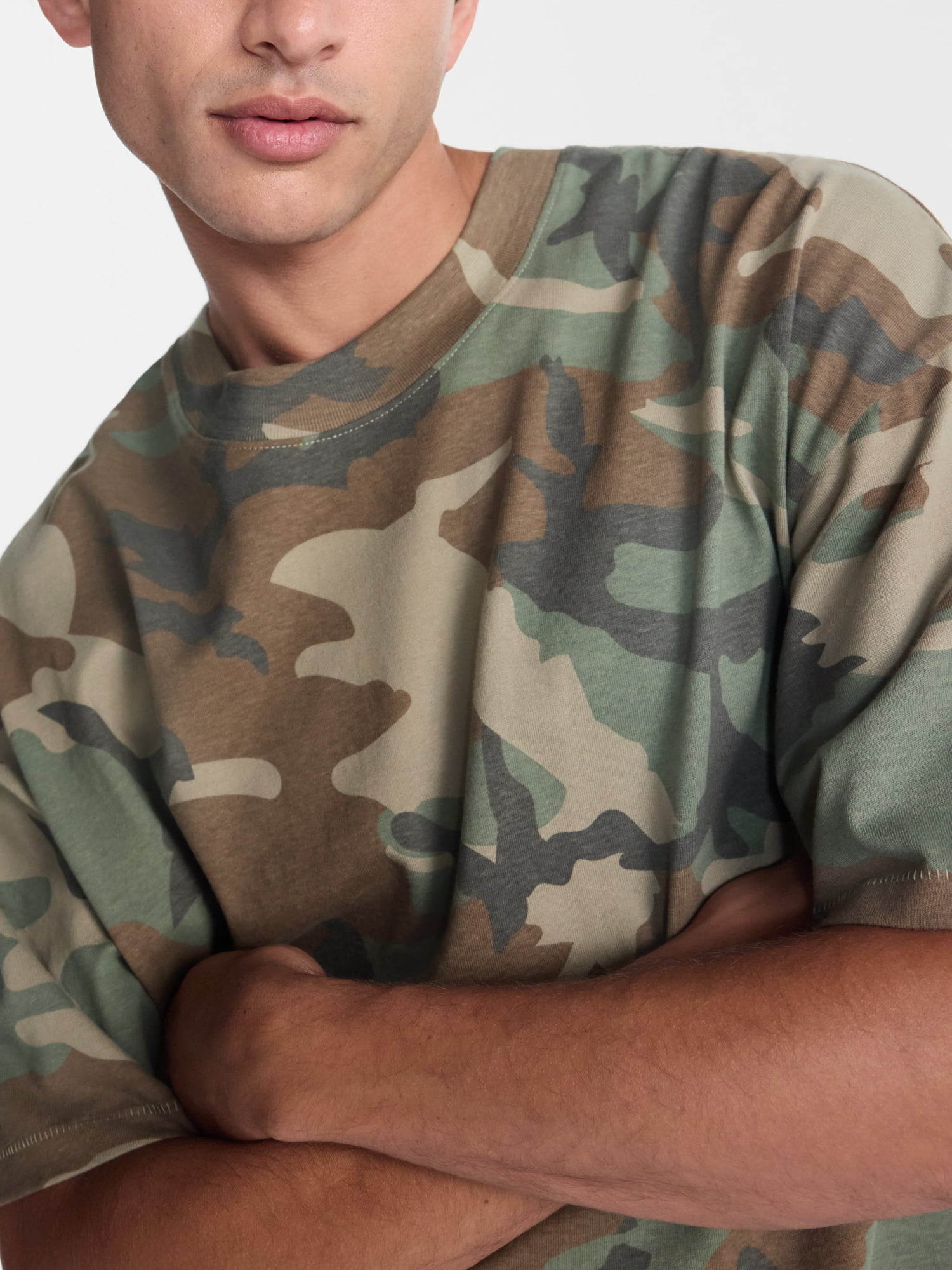 No Boundaries Boxy Fit Heavyweight Cotton Tee, Men's & Big Men's XS-3XL