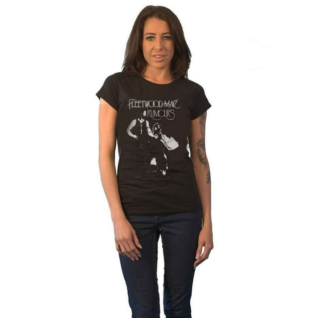 Fleetwood Mac T-Shirt en Coton pour Femmes Rumours