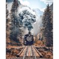 thumbnail image 1 of Taladro Pintura Diamante (DB5551) 5D DIY Tren Completo Decoración Del Hogar Rhinestone Mosaico Kits 50x70cm FLhrweasw Nuevo, 1 of 1