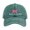 Green, variant on United Kingdom Flag Baseball Caps for Men Women Lightweight Washable Soft Unconstructed Solid Color Adjustable Size Sun Hat