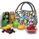 thumbnail image 3 of Fotbe Colored Glass Bolsa Térmica Portátil con Estampado, Bolsa de Entrega de Alimentos Aislada, Bolsa Reutilizable de Gran Capacidad para Comidas y Supermercado, 3 of 6