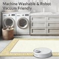 thumbnail image 5 of ODIKA 4'x6' Machine Washable Non-Slip Area Rug, Elegant Greek Key Geometric Motif High Traffic Rug, Beige, 17228, 5 of 5