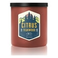 thumbnail image 4 of Manly Indulgence Citrus Teakwood Scented Jar Candle, Premium Scented Candles for Men with High Fragrance and Premium Cotton Wick, All American Collection, 15 oz - Up To 60 Hours Burn, 4 of 8