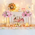 thumbnail image 2 of CHOK Artificial Flower Kissing Balls for Wedding Table Centerpieces 10Pcs 14.2 Large White Fake Roses Hydrangea Flower Arrangement, 2 of 5