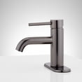 thumbnail image 3 of Signature Hardware 953760-Dp Lexia 1.2 GPM Single Hole Bathroom Faucet - Nickel, 3 of 7