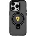 thumbnail image 2 of Ferrari Hardcase for iphone 15 Pro Max 6.7" with MagSafe & Ring Stand Black - FEHMP15LUSCAK, 2 of 5