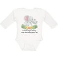 thumbnail image 3 of Inktastic I'll Never Forget That My Big Brother Loves Me Cute Elephant Boys or Girls Long Sleeve Baby Bodysuit, 3 of 5