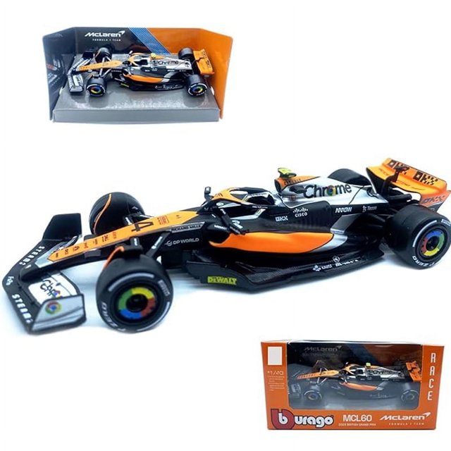 1:43 Aston Martin AMR23 Mercedes W14 Red Bull RB19 Miami GP Ferrari SF23 Alpine A523 F1 Modèle Formule Voiture Statique Course MCL60-4