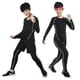 thumbnail image 2 of Traje de fitness para niños Mallas de manga larga Mallas deportivas elásticas Baloncesto Fútbol Base Mallas de secado rápido Mallas para hombres, 2 of 5