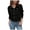 Black, variant on YDFCWXW Women's 2025 Fall Stretch Denim Jacket RD2, S