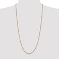 thumbnail image 2 of Real 14kt Yellow Gold 2mm Byzantine Chain; 30 inch; Lobster Clasp; for Adults and Teens; for Women and Men, 2 of 5