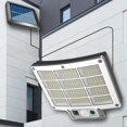 thumbnail image 3 of Lámpara de pared dividida Solar LED IP65 impermeable movimiento inteligente Sensor luz remota, 3 of 9