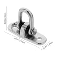 thumbnail image 2 of Ceiling Mounted Swing Hanger Heavy Duty Stainless Steel Hook Swing Set Accessories, 2 of 8