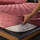thumbnail image 3 of Cateissary Funda de colchón acolchada de terciopelo de cristal, ropa de cama de Color sólido, cómodas fundas de protección transpirables, Juegos de cama, 3 of 6