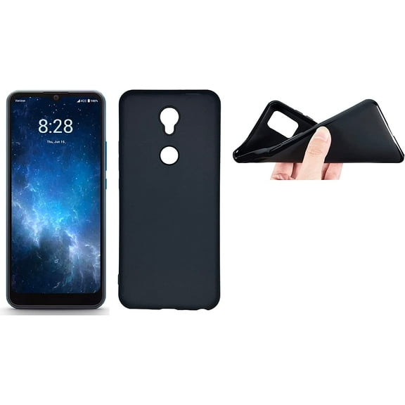 Compatible for Sharp Rouvo V FIH STTM21VAPP TPU 1-Piece Cover Phone Case - Black